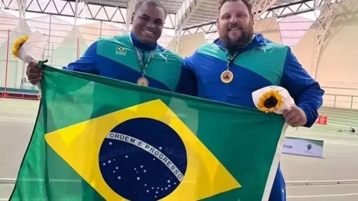 Catarinense no alto do pódio no Sul-Americano de Atletismo
