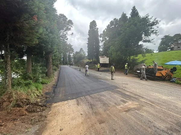 Iniciada 2ª etapa de pavimentação da Linha São Francisco