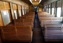 Vagões da Maria Fumaça são novamente atacados por vândalos