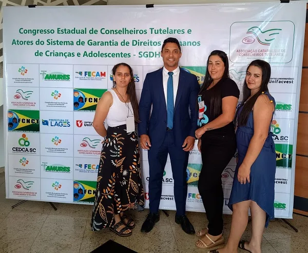 Conselheiras Tutelares de Macieira participam de Congresso Estadual