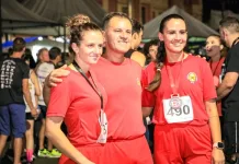 Bombeiros Voluntários de Caçador participam da 6ª Corrida do Fogo