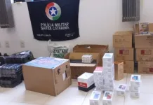 Operação apreende carga de cigarros eletrônicos em Caçador