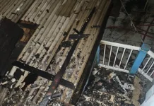 Incêndio consome edificação em Monte Carlo