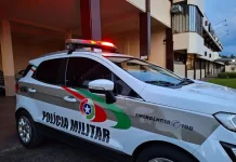 PMs salvam bebê que se engasgou com vitamina em Caçador