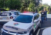 Mulher é morta ao atacar policiais com faca em Lacerdópolis