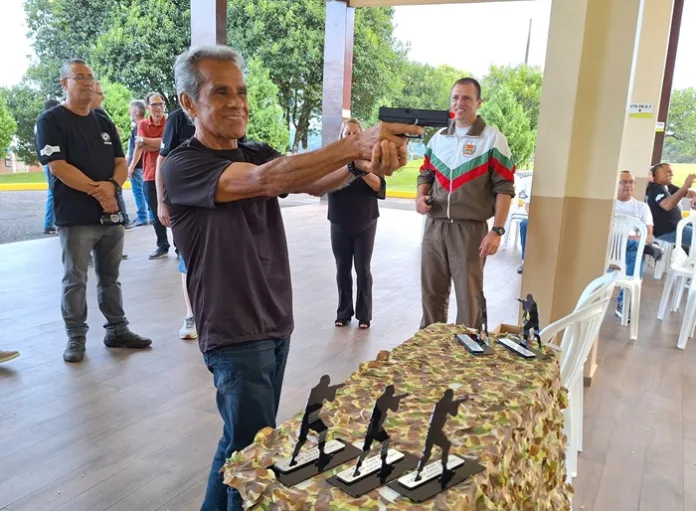 Veteranos da Polícia Militar participaram de confraternização em Caçador