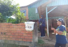 Ação de combate à dengue é realizada em Caçador