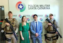 Polícia Militar de Fraiburgo recebe armamento
