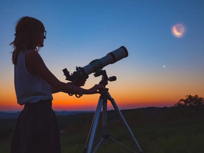 Polo Astronômico de Videira promove observação especial de Saturno