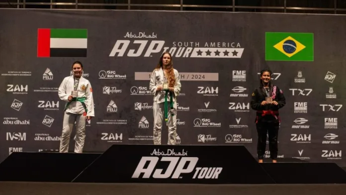 Catarinense é bicampeã sul-americana de jiu-jitsu no Abu Dhabi AJP Tour South America