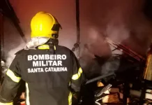 Homem morre em incêndio em Videira