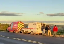 Caminhoneiro é atropelado ao pedir ajuda após o caminhão quebrar