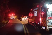 Duas ocorrências são atendidas pelos Bombeiros de Salto Veloso