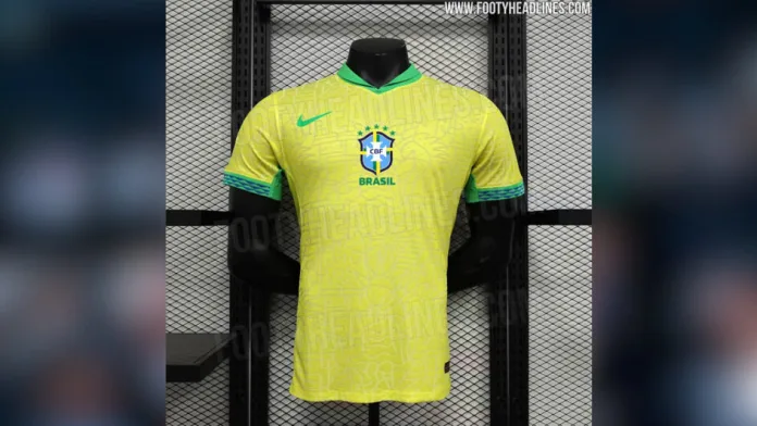 Vazam imagens da nova camisa da seleção brasileira