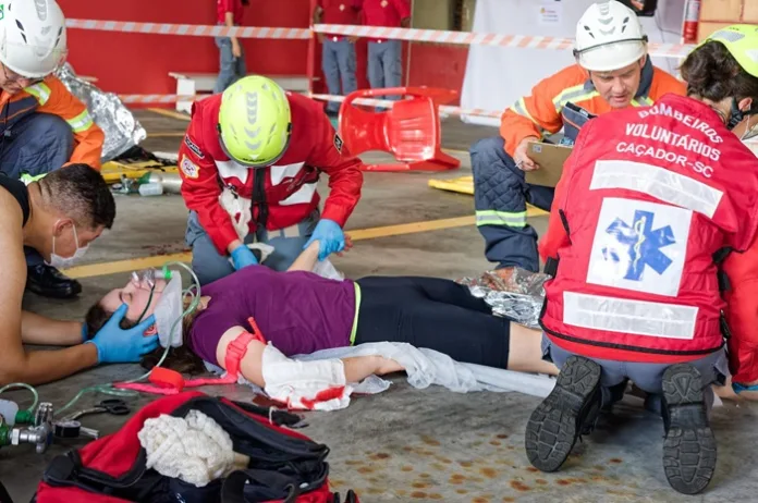 Seletiva Interna de Trauma premia bombeiros de Caçador