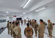 Policiais militares de Videira aprimoram habilidades em treinamento tático