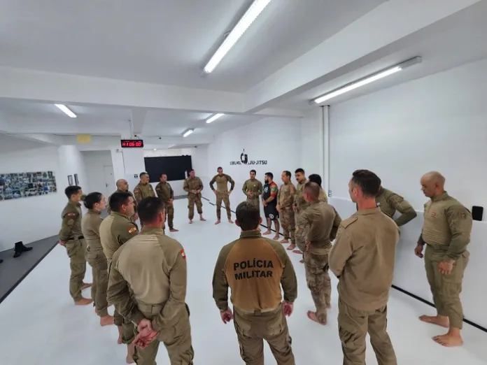 Policiais militares de Videira aprimoram habilidades em treinamento tático