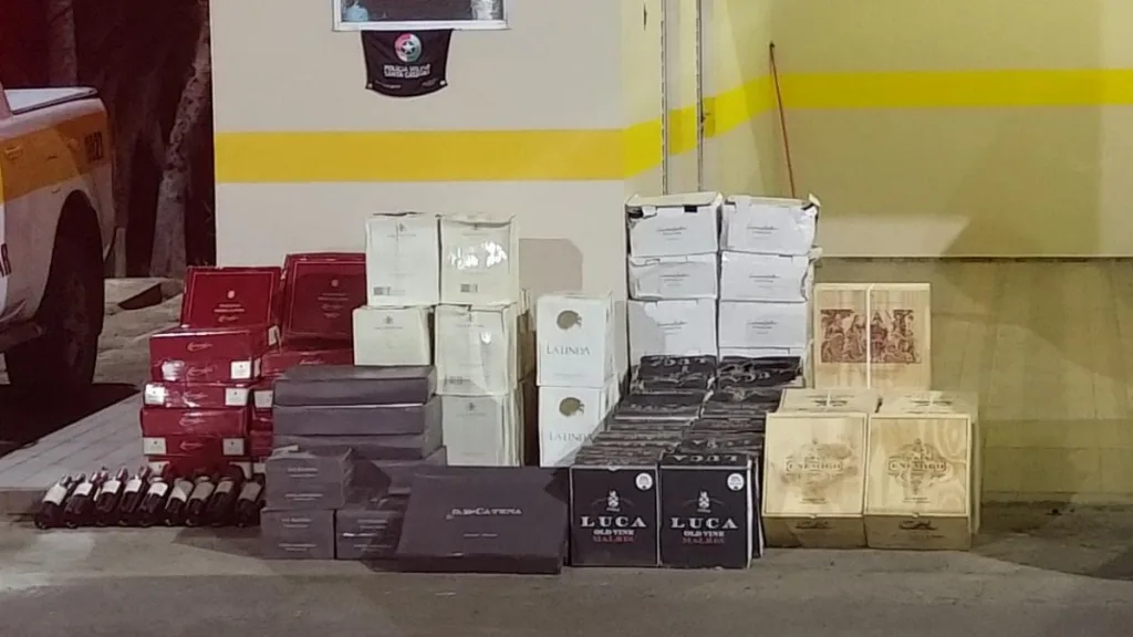 Carga com 570 vinhos argentinos é apreendida no Meio-Oeste