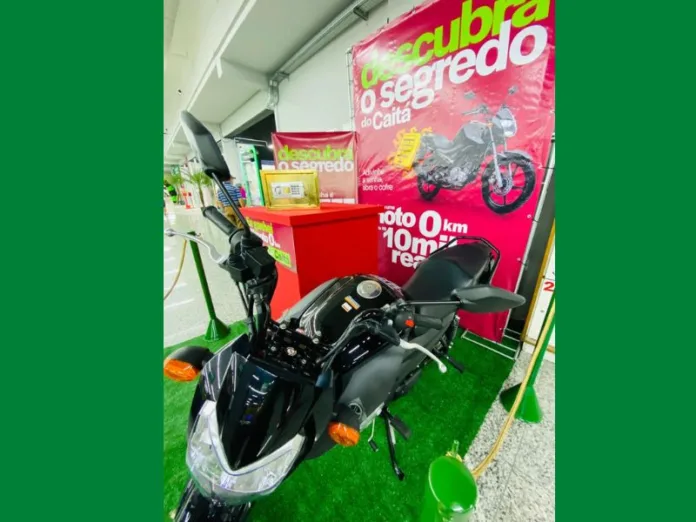 Caitá Supermercados oferece chance de ganhar uma moto 0KM em Caçador