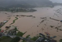 SC registra 82 desalojados e 11 desabrigados devido as chuvas