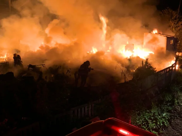 Incêndio em fazenda mobiliza Bombeiros em Curitibanos