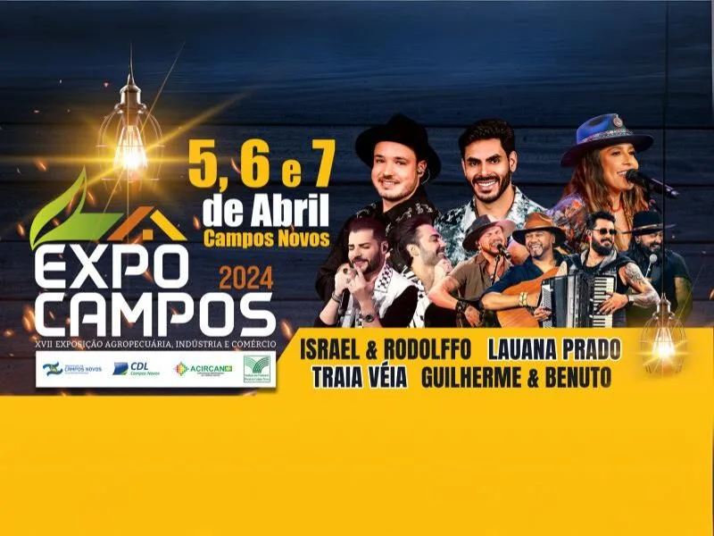 ExpoCampos 2024 divulga shows e programação