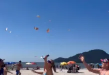 Voo de helicóptero que fez “chover” dinheiro é investigado