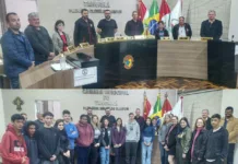 Vereadores de Tangará encerram sessões de Maio com visita de estudantes do Município