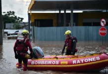Santa Catarina envia mais bombeiros para apoiar o RS
