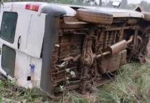 Capotamento deixa motorista gravemente ferido em Lebon Régis