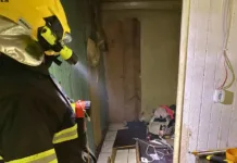 Incêndio atinge casa em Videira