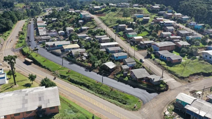 Distrito de Taquara Verde em Caçador está 100% pavimentado