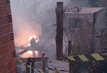 Incêndio em Videira deixa vítima fatal