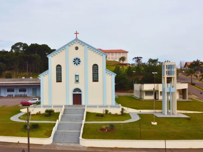 Igreja Matriz São Luiz Gonzaga na cidade de Iomerê - SC