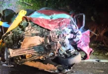 Motorista morre em colisão frontal na BR-470 em Curitibanos