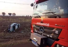 Acidente na BR-470 em Campos Novos deixa três feridos