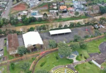Estrutura para a Festa da Fogueira está pronta