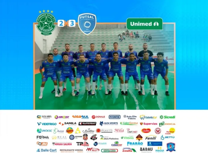 Futsal Videira Unimed conquista vitória no estadual série prata