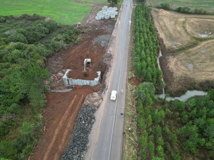 Trecho crítico da SC-120 é restaurado entre Lebon Régis e Curitibanos