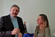 Bispo diocesano de Caçador celebra missa no Santuário de Aparecida