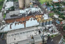 Microexplosão atinge município gaúcho de São Luiz Gonzaga