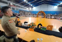Major Macedo enfatiza luta contra as drogas na formatura do Proerd