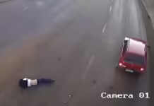 Atropelamento deixa jovem ferido em Caçador