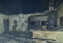 Incêndio destrói casa no interior de Pinheiro Preto