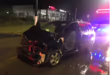 Colisão envolve três veículos em Caçador