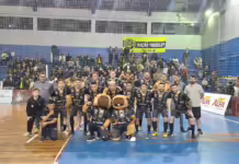 Caçador Futsal enfrenta equipe de Saudades jogando fora de casa