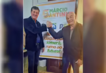 Santini e Chicão candidatos a prefeito e vice em Iomerê