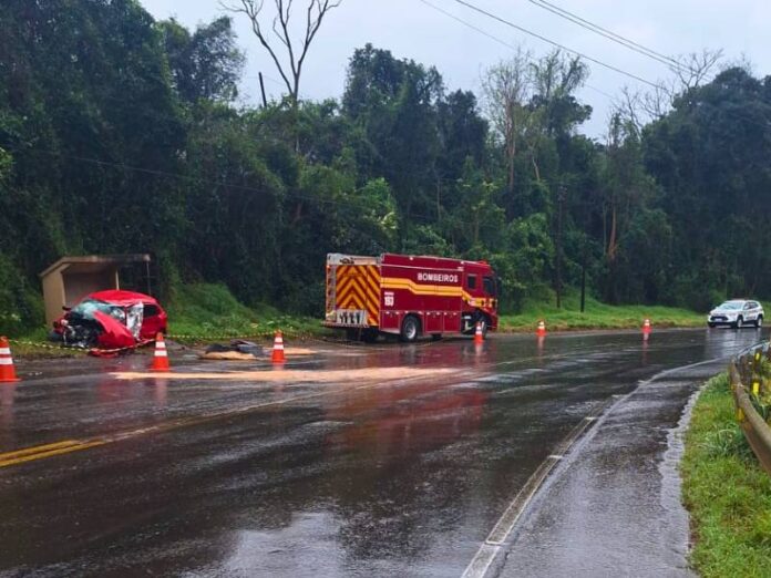 Mulher morre em acidente na Curva do Chiqueirão em Tangará