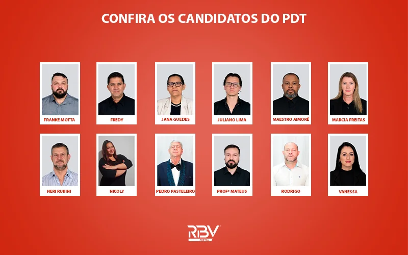 Candidatos a vereador do Partido Democrático Trabalhista