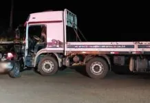 Três pessoas ficam feridas em acidente em Videira